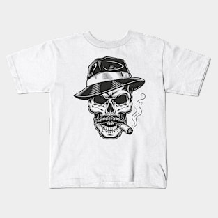 Skeleton head Kids T-Shirt